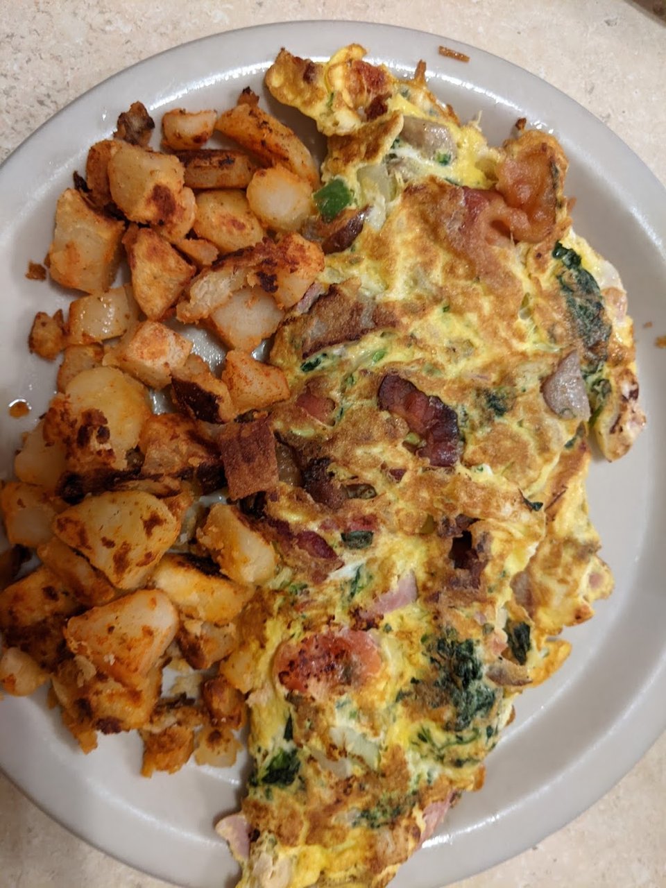 Western Omelette and Home Fries